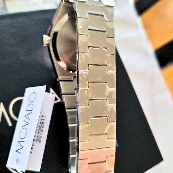 Movado Men's Bold Quest Sunray Rose Gold White Dial Swiss Watch - Picture 3 of 7